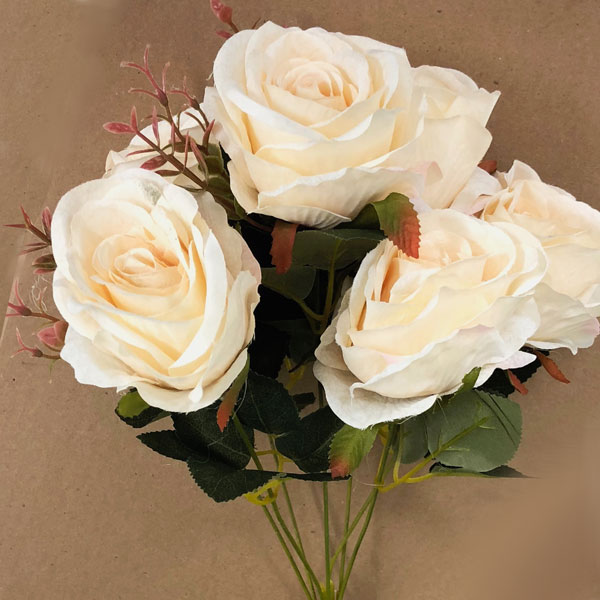 Rosa Lincoln Buquê Floral Artificial 7H (45cm) - Imagem 16