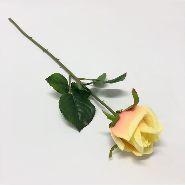 Rosa Solitário Galho Flor Artificial (46cm) - Imagem 2