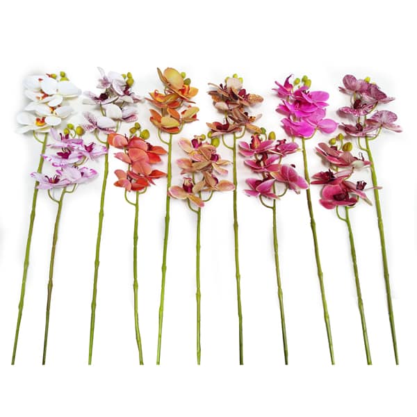 Orquídea Borboleta Galho Flor Artificial (70cm) - Imagem 36