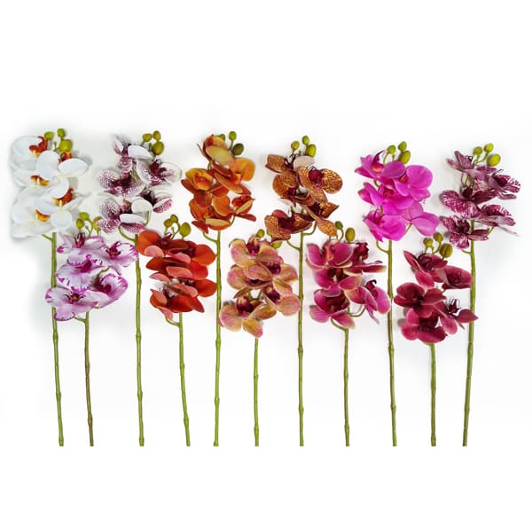 Orquídea Borboleta Galho Flor Artificial (70cm) - Imagem 37