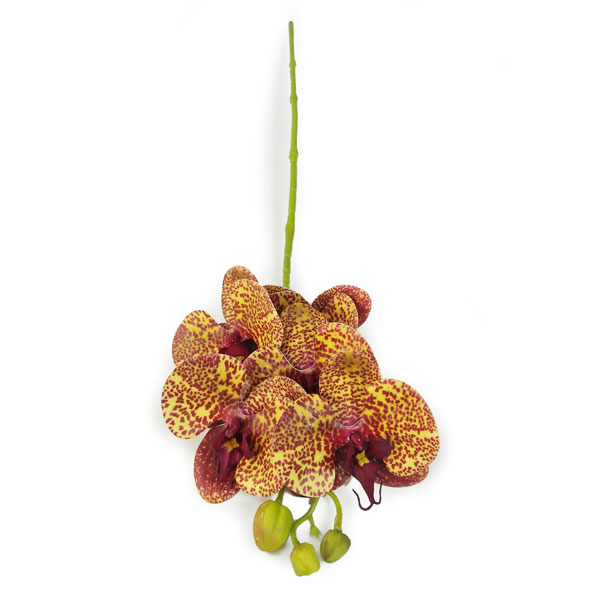 Orquídea Borboleta Galho Flor Artificial (70cm) - Imagem 49