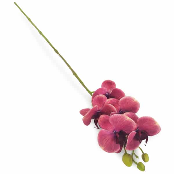 Orquídea Borboleta Galho Flor Artificial (70cm) - Imagem 46