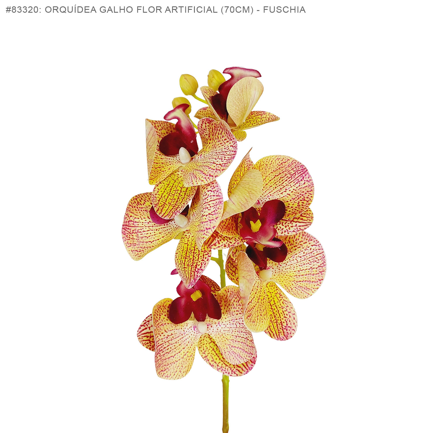 Orquídea Galho Flor Artificial (70cm) - Imagem 4