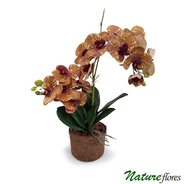 Orquídea Borboleta Galho Flor Artificial (70cm) - Imagem 31