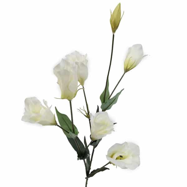 Lisianto Flor Galho Artificial (80cm) - creme - Imagem 2
