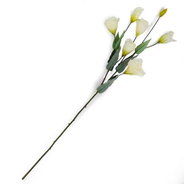 Lisianto Flor Galho Artificial (80cm) - creme - Imagem 3
