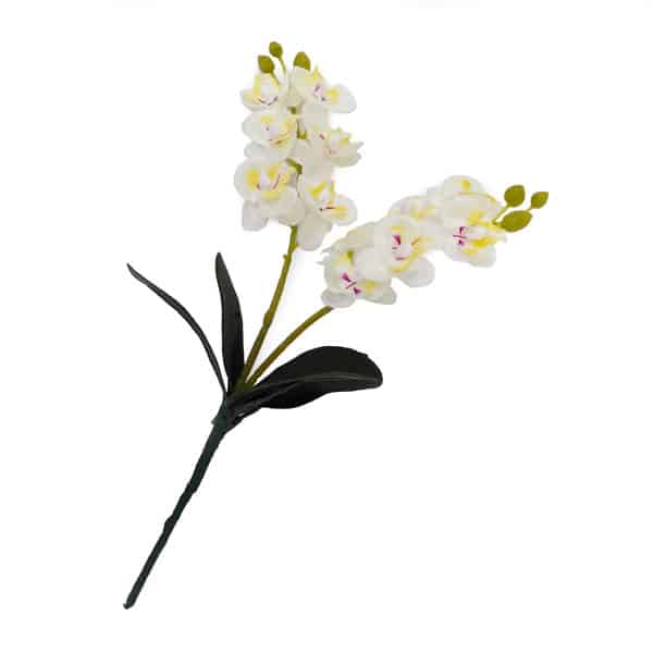 Mini Orquídea Phalaenopsis Flor Artificial 4F (30cm) - Imagem 5