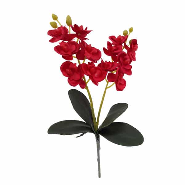 Mini Orquídea Phalaenopsis Flor Artificial 4F (30cm) - Imagem 7