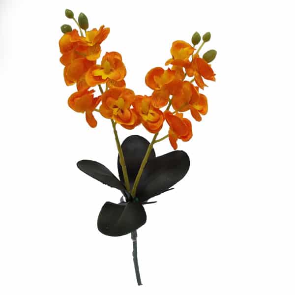 Mini Orquídea Phalaenopsis Flor Artificial 4F (30cm) - Imagem 6