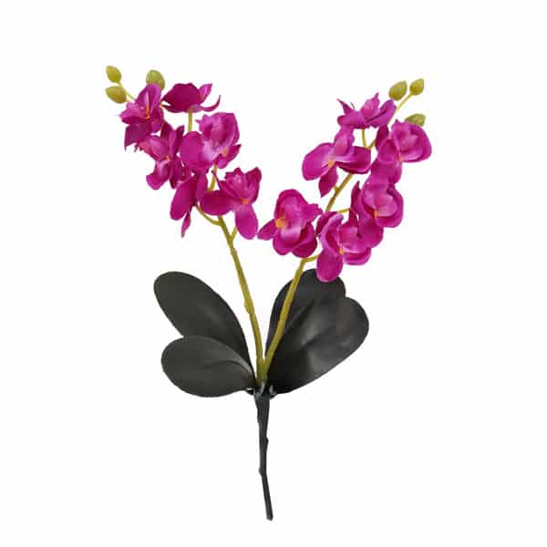 Mini Orquídea Phalaenopsis Flor Artificial 4F (30cm) - Imagem 2