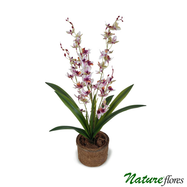 Mini Orquídea Galho Artificial 5H 51FL (105cm) - Imagem 6