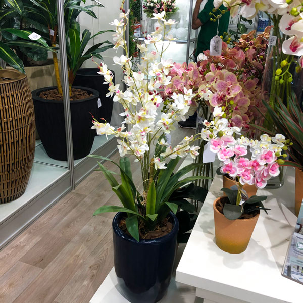 Mini Orquídea Galho Artificial 5H 51FL (105cm) - Imagem 3