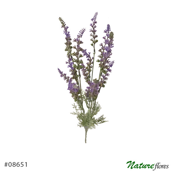 Lavanda Silvestre Buquê Flor Artificial 5H (50cm) - Imagem 17