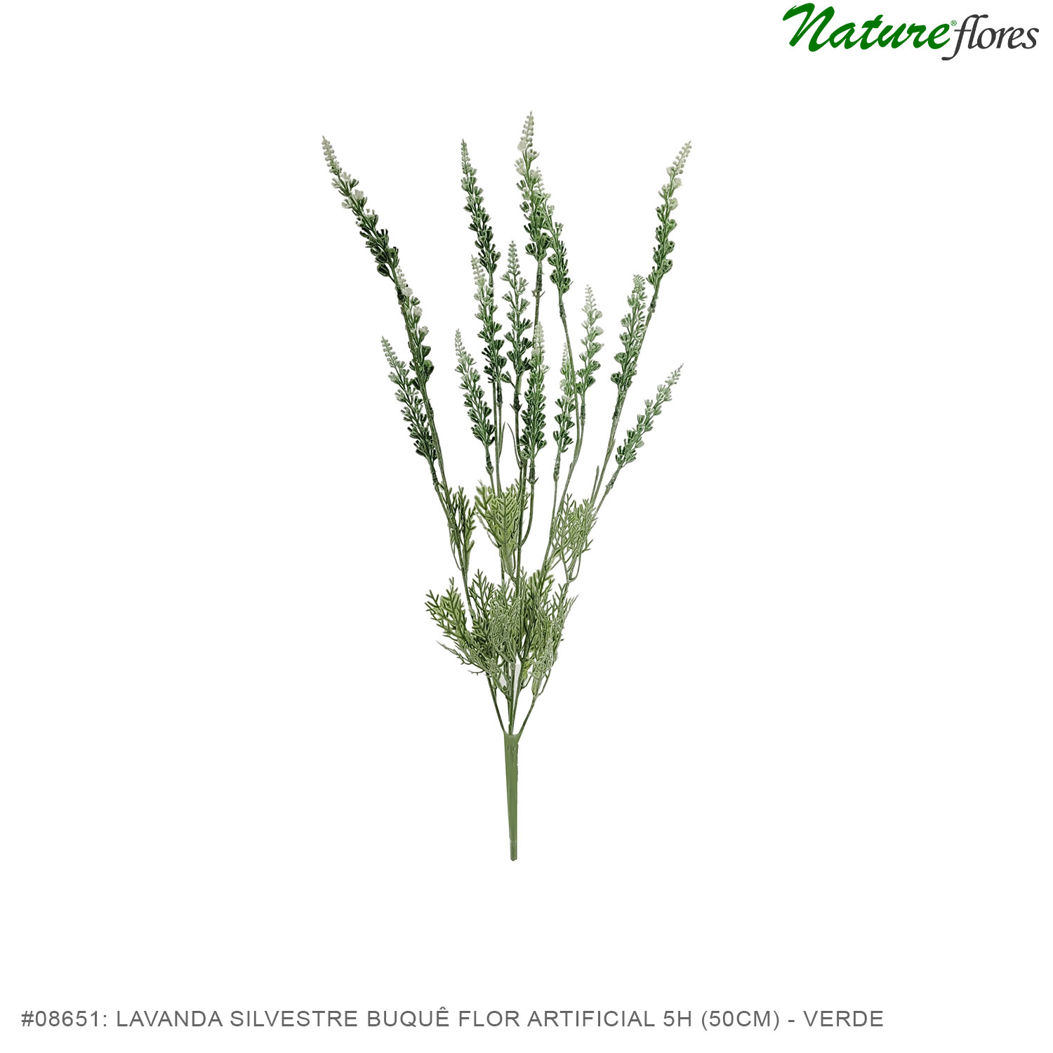 Lavanda Silvestre Buquê Flor Artificial 5H (50cm) - Imagem 24