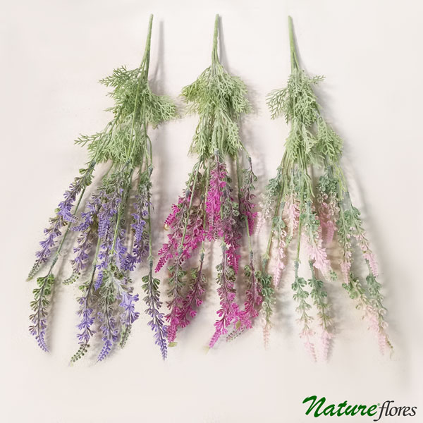 Lavanda Silvestre Buquê Flor Artificial 5H (50cm) - Imagem 16