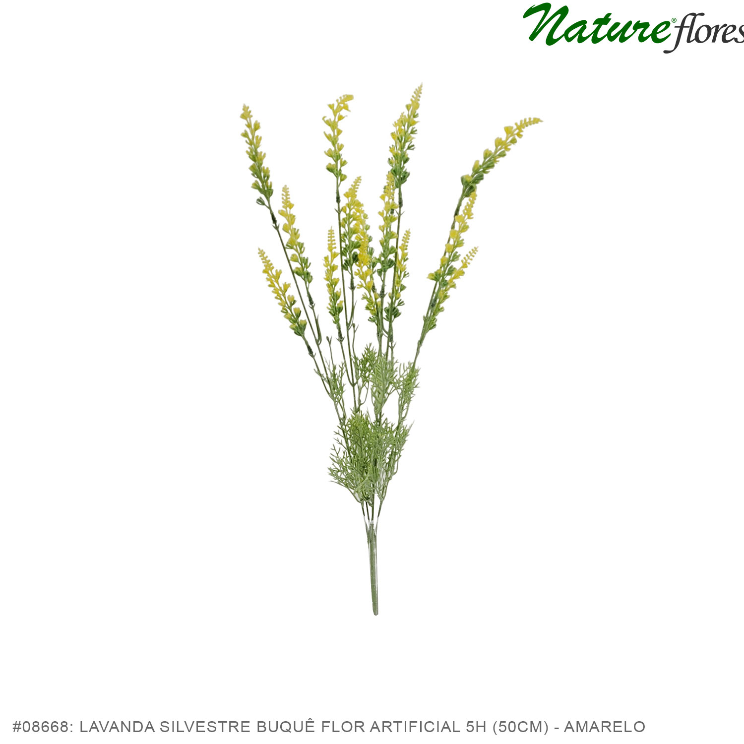 Lavanda Silvestre Buquê Flor Artificial 5H (50cm) - Imagem 19