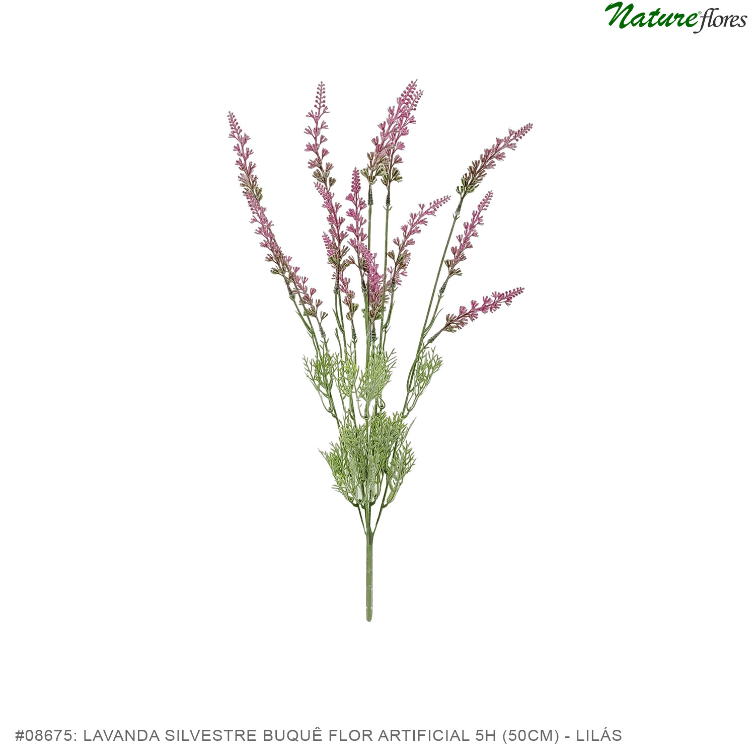 Lavanda Silvestre Buquê Flor Artificial 5H (50cm) - Imagem 20