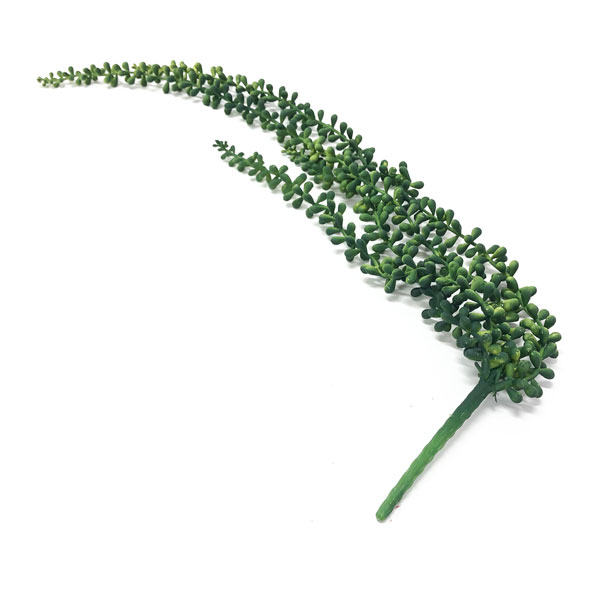 Colar-de-Pérolas Suculenta Verde Pendente Artificial (75cm) - Imagem 3
