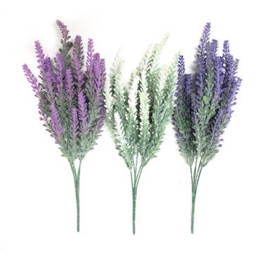 Lavanda Flor do Campo Buquê Artificial 5F (36cm)