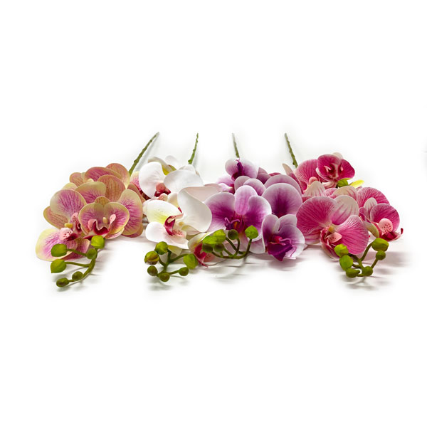 Orquídea Borboleta 3D 8FL Flor Artificial (80cm) - Imagem 27