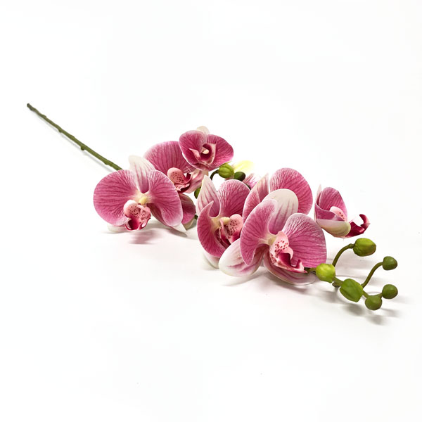 Orquídea Borboleta 3D 8FL Flor Artificial (80cm) - Imagem 18