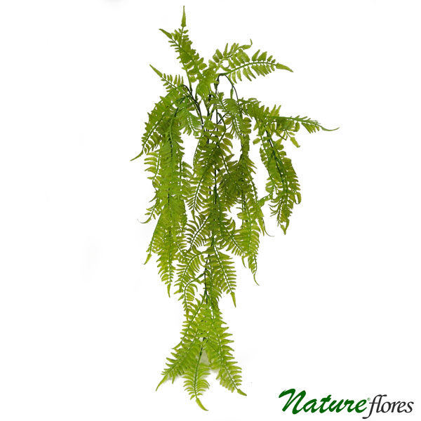 Samambaia Crespa Folhagem Pendente Artificial (80cm) - Imagem 9
