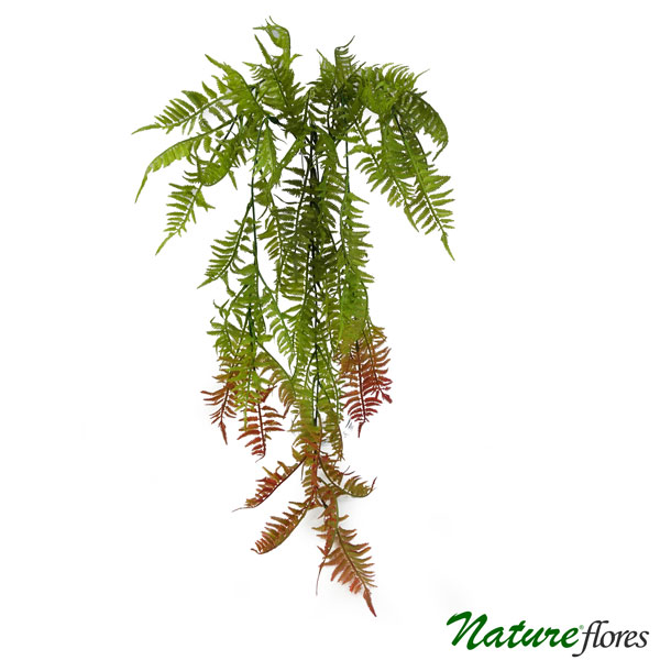 Samambaia Crespa Folhagem Pendente Artificial (80cm) - Imagem 5