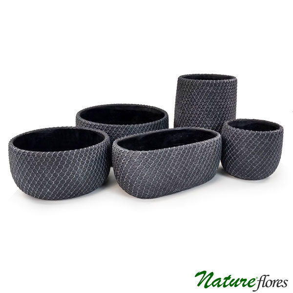Coleção Renda Preto Vaso de Cimento - Imagem 5