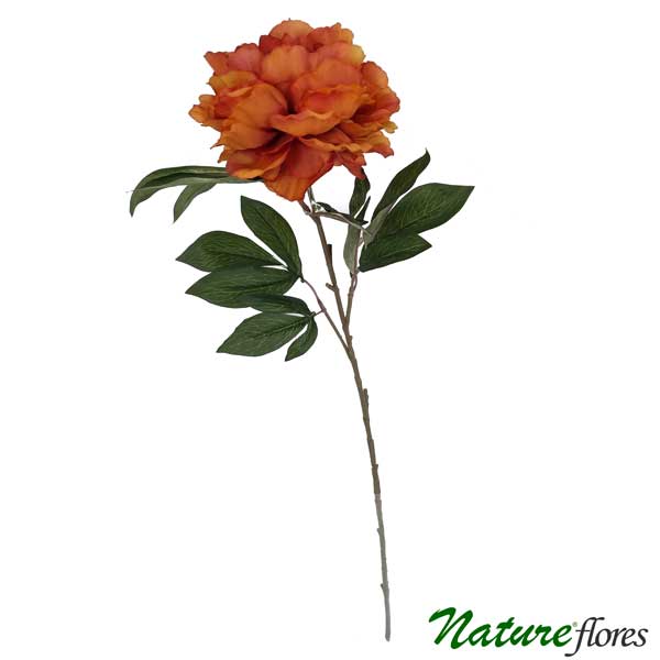 Peônia Galho de Flor Artificial (80cm) - Imagem 2