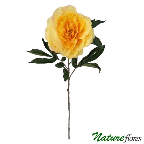 Peônia Galho de Flor Artificial (80cm) - Imagem 4