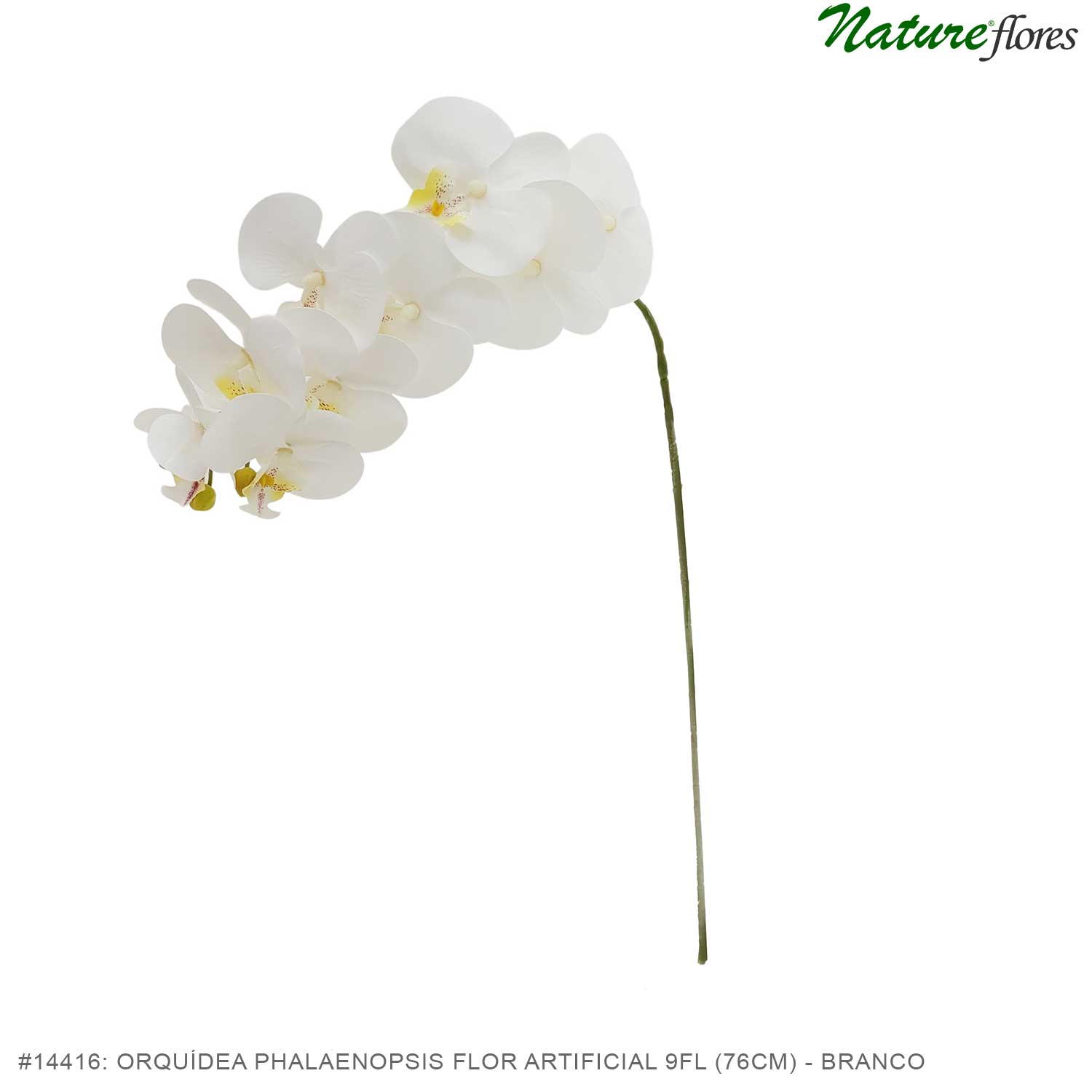 Orquídea Phalaenopsis Flor Artificial 9FL (76cm) - Imagem 6