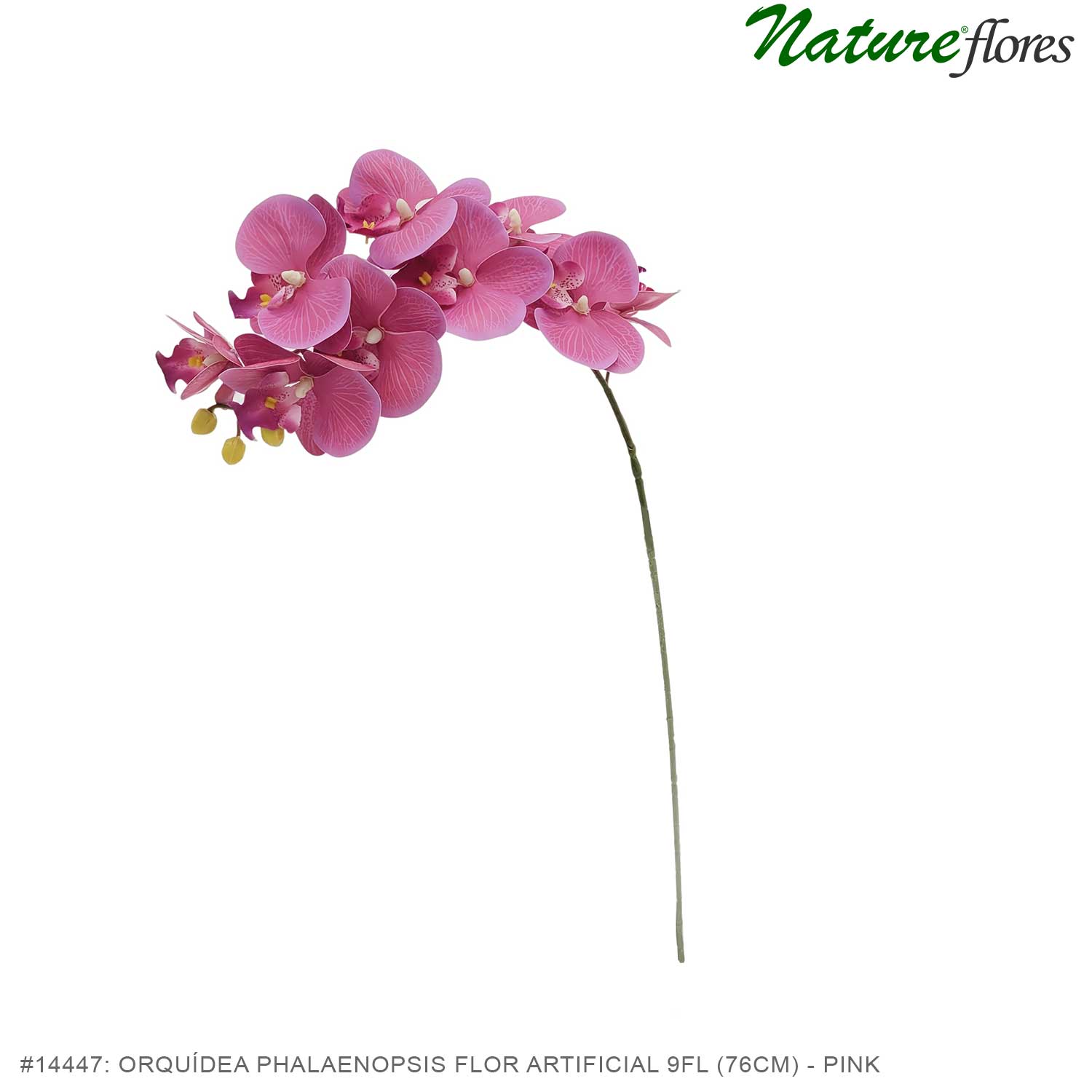 Orquídea Phalaenopsis Flor Artificial 9FL (76cm) - Imagem 10