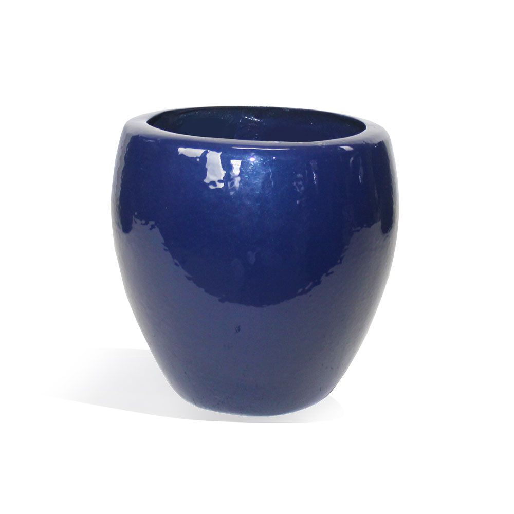 Vaso Esmaltado Fibra Jardim - azul riviera - Imagem 11