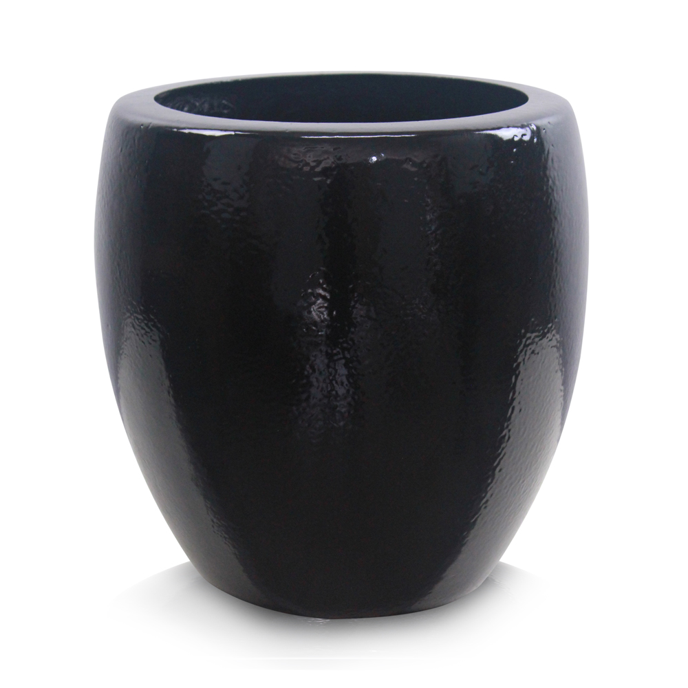 Vaso Esmaltado Fibra Jardim - preto - Imagem 6
