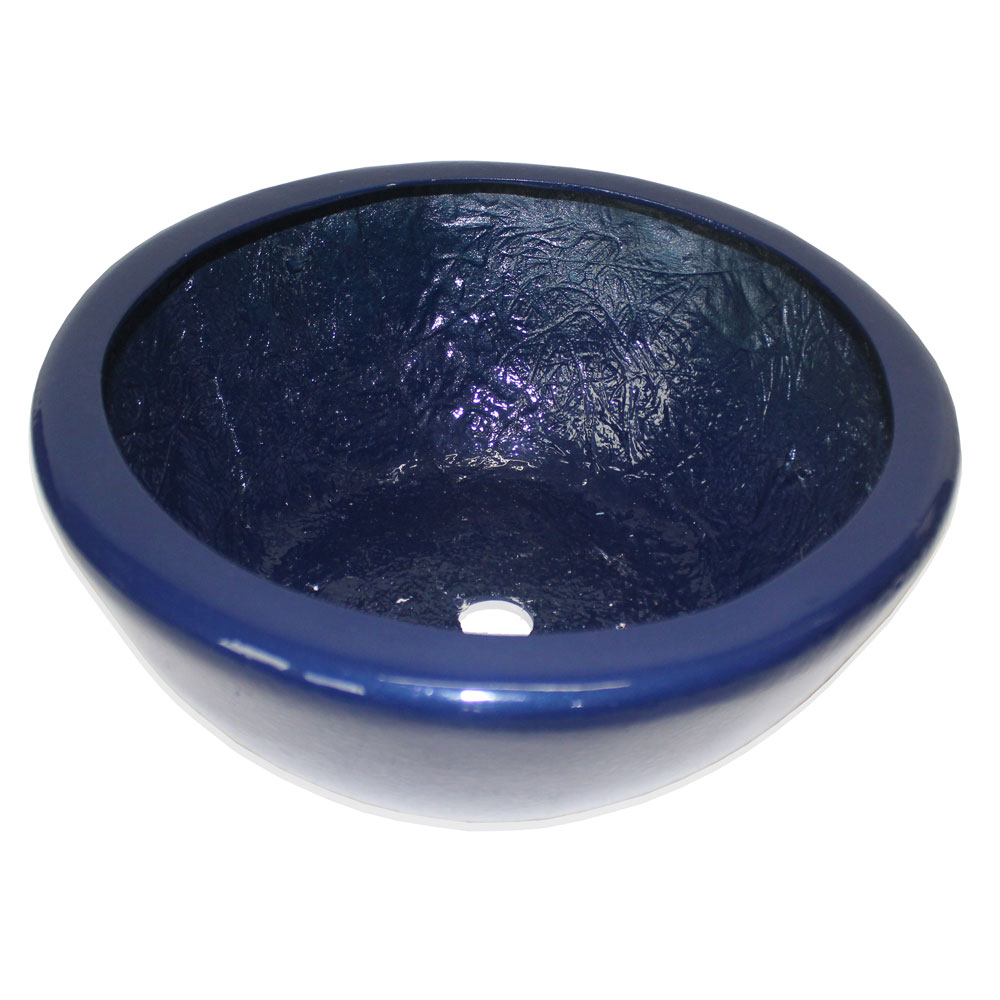 Vaso Esmaltado Fibra Jardim - azul riviera - Imagem 5