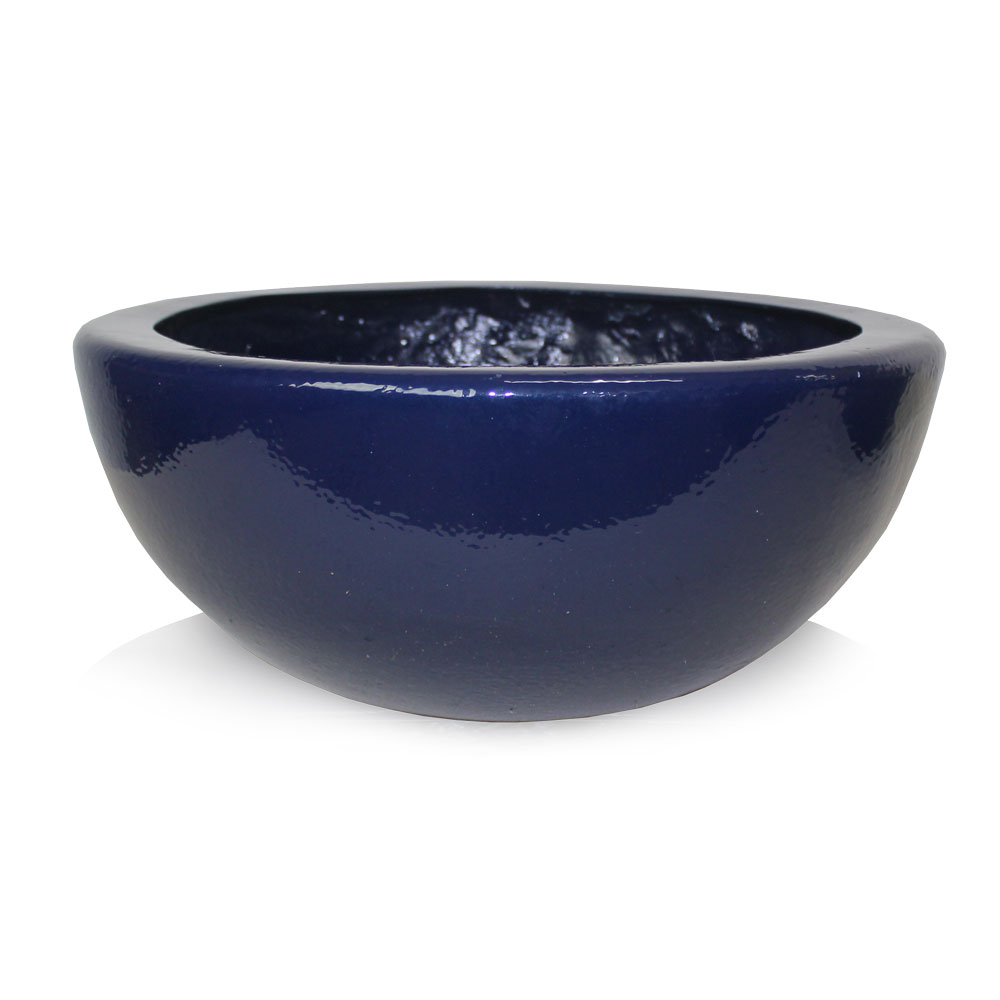 Vaso Esmaltado Fibra Jardim - azul riviera - Imagem 7