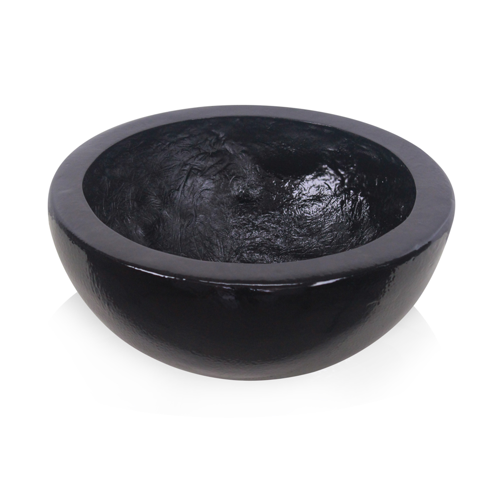 Vaso Esmaltado Fibra Jardim - preto - Imagem 5
