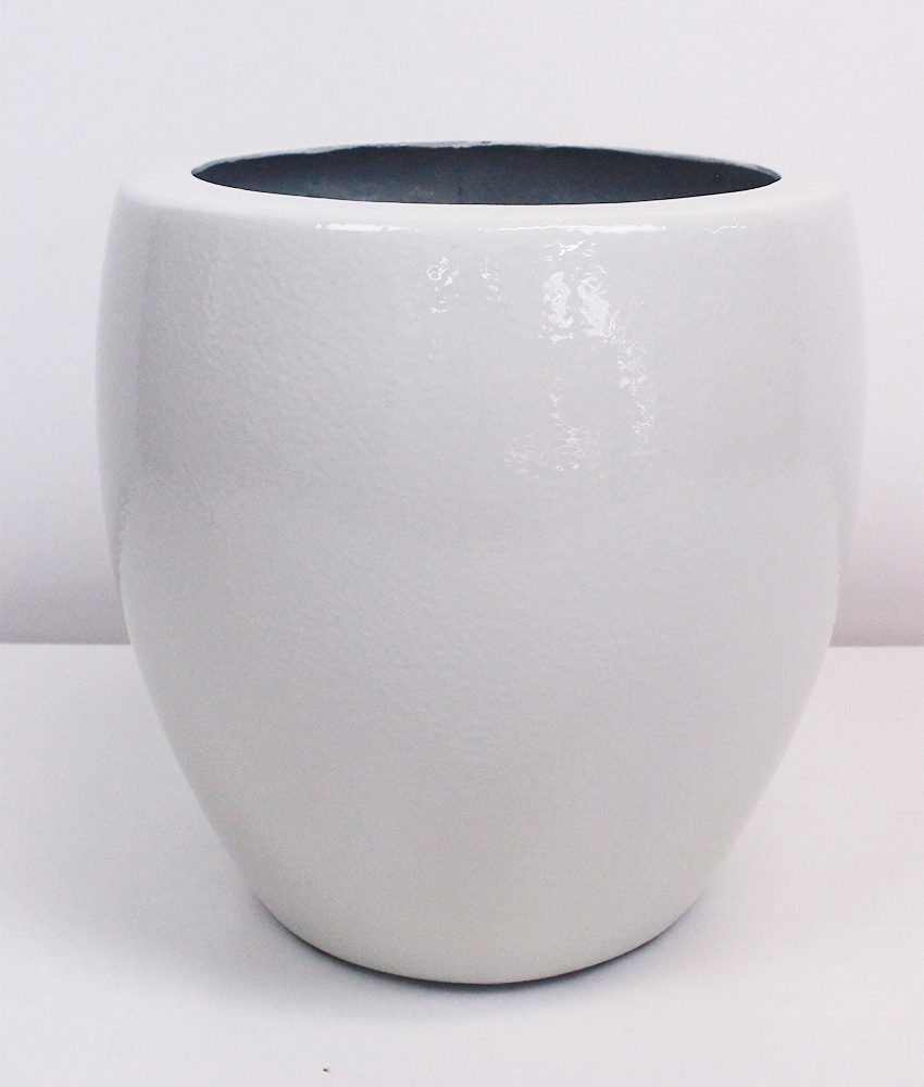 Vaso Esmaltado Fibra Jardim - branco - Imagem 6