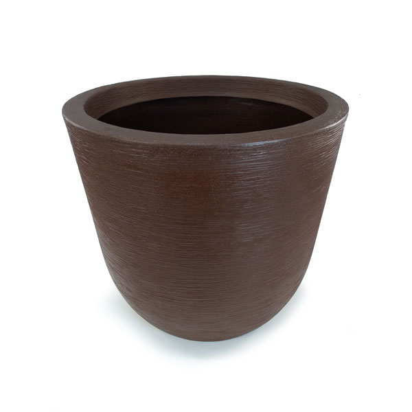 Vaso Grafiato em Polietileno - Ferrugem (73x67cm) - Imagem 2