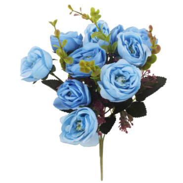 Rosa artificial x5 (29cm)
