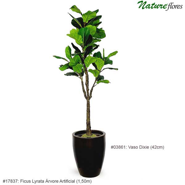 Ficus Lyrata Árvore Artificial (1,20m) - Imagem 3