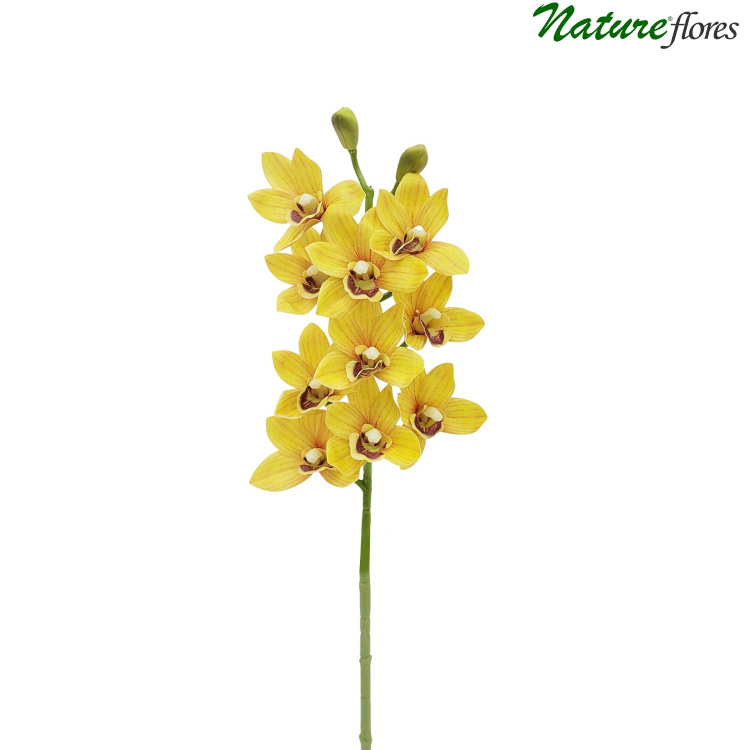 Cymbidium Orquídea Galho Artificial (62cm) - Imagem 3