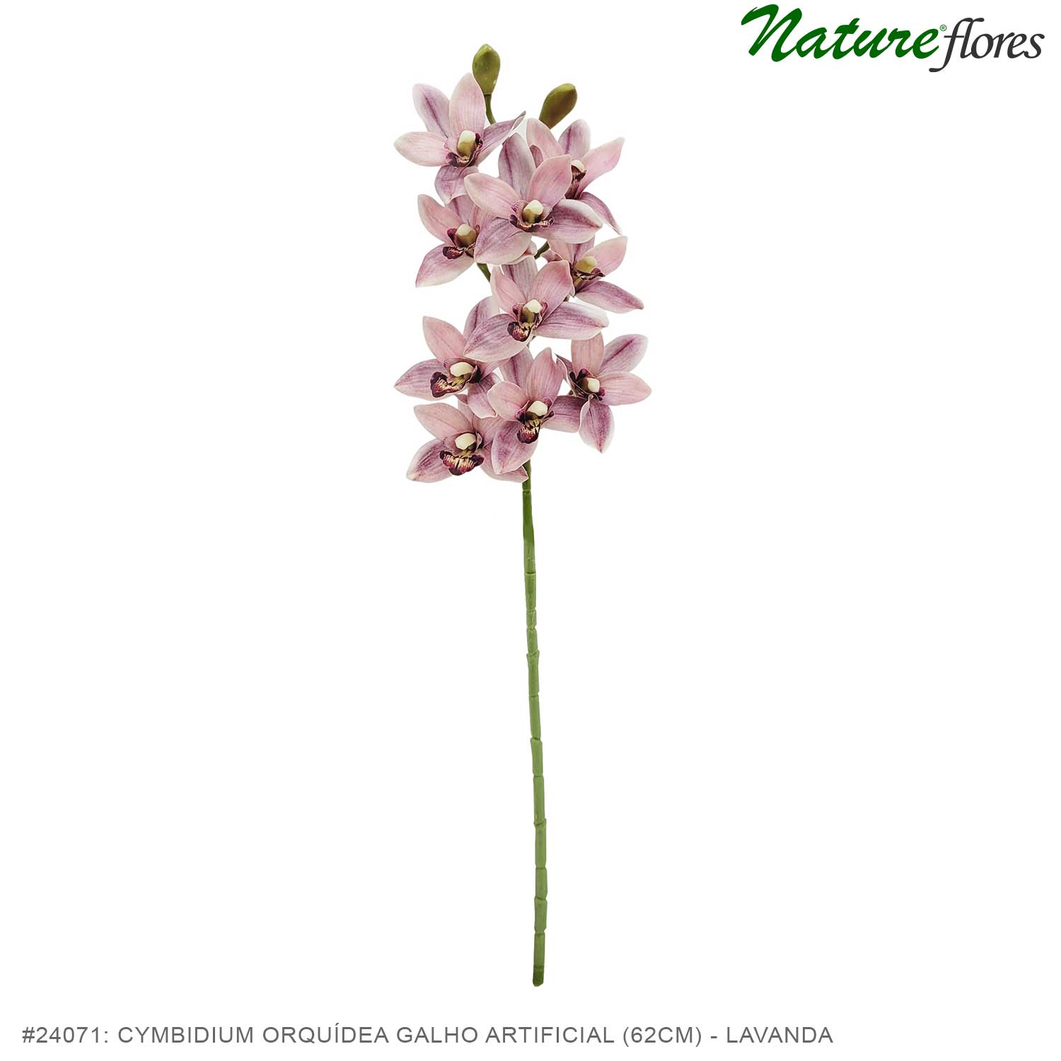 Cymbidium Orquídea Galho Artificial (62cm) - Imagem 6