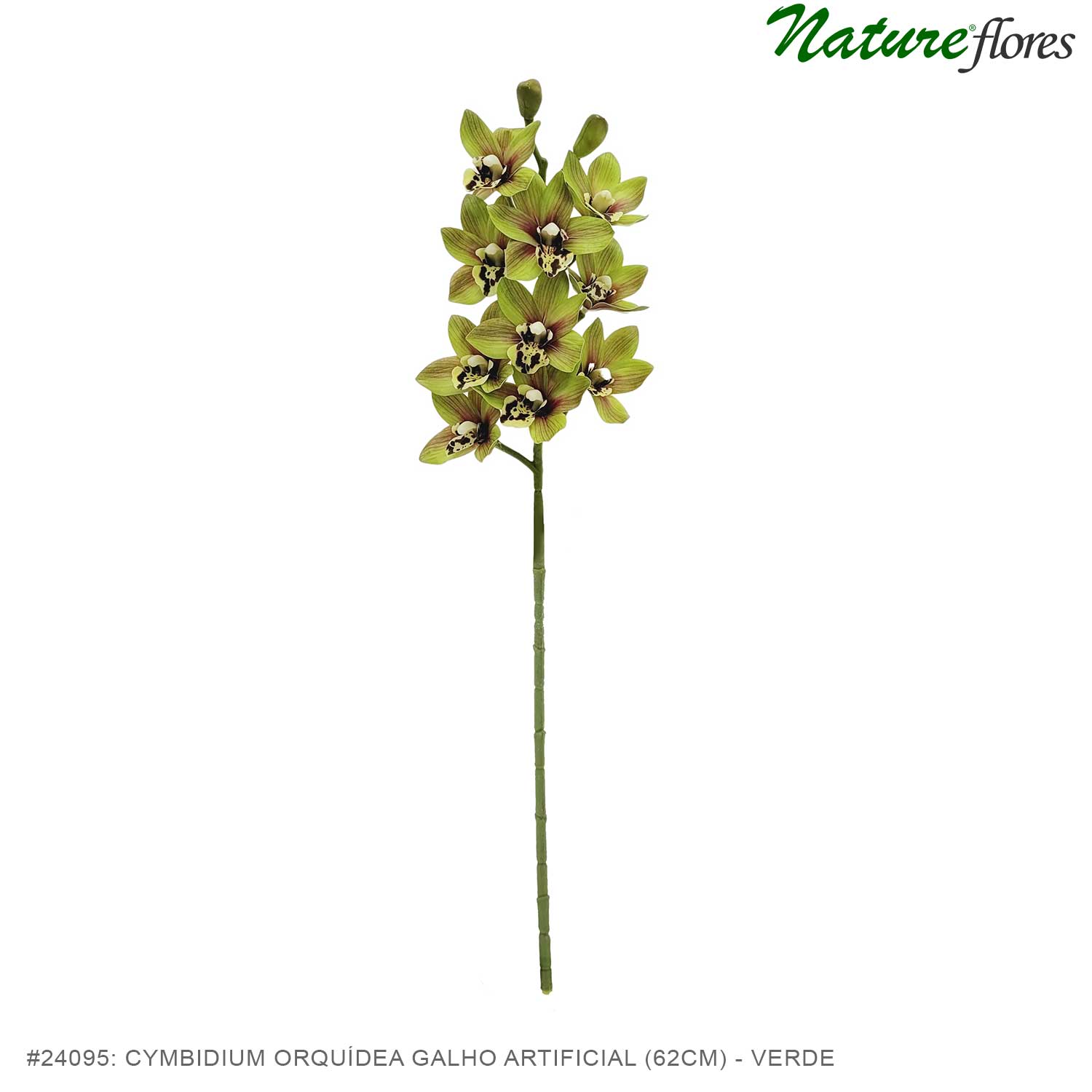 Cymbidium Orquídea Galho Artificial (62cm) - Imagem 10