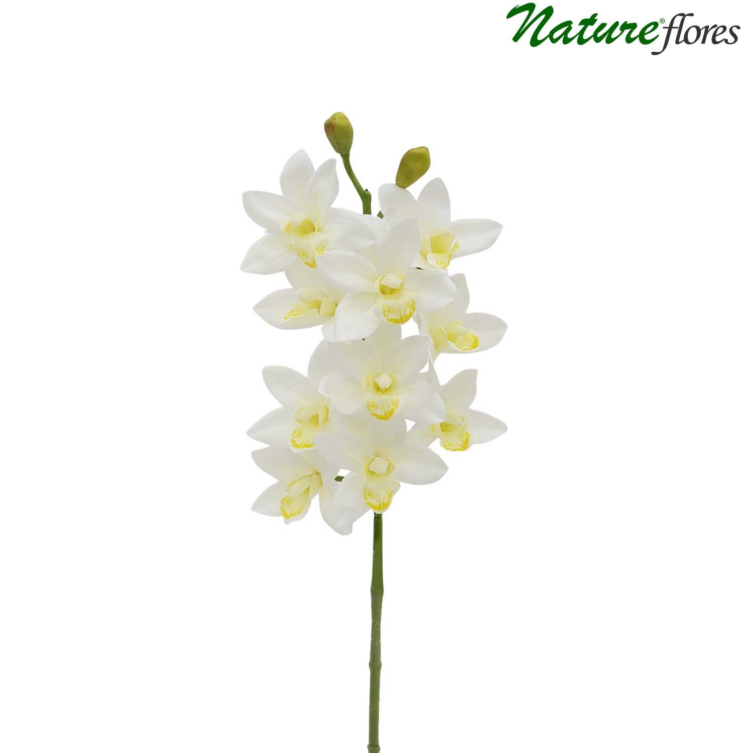 Cymbidium Orquídea Galho Artificial (62cm) - Imagem 5