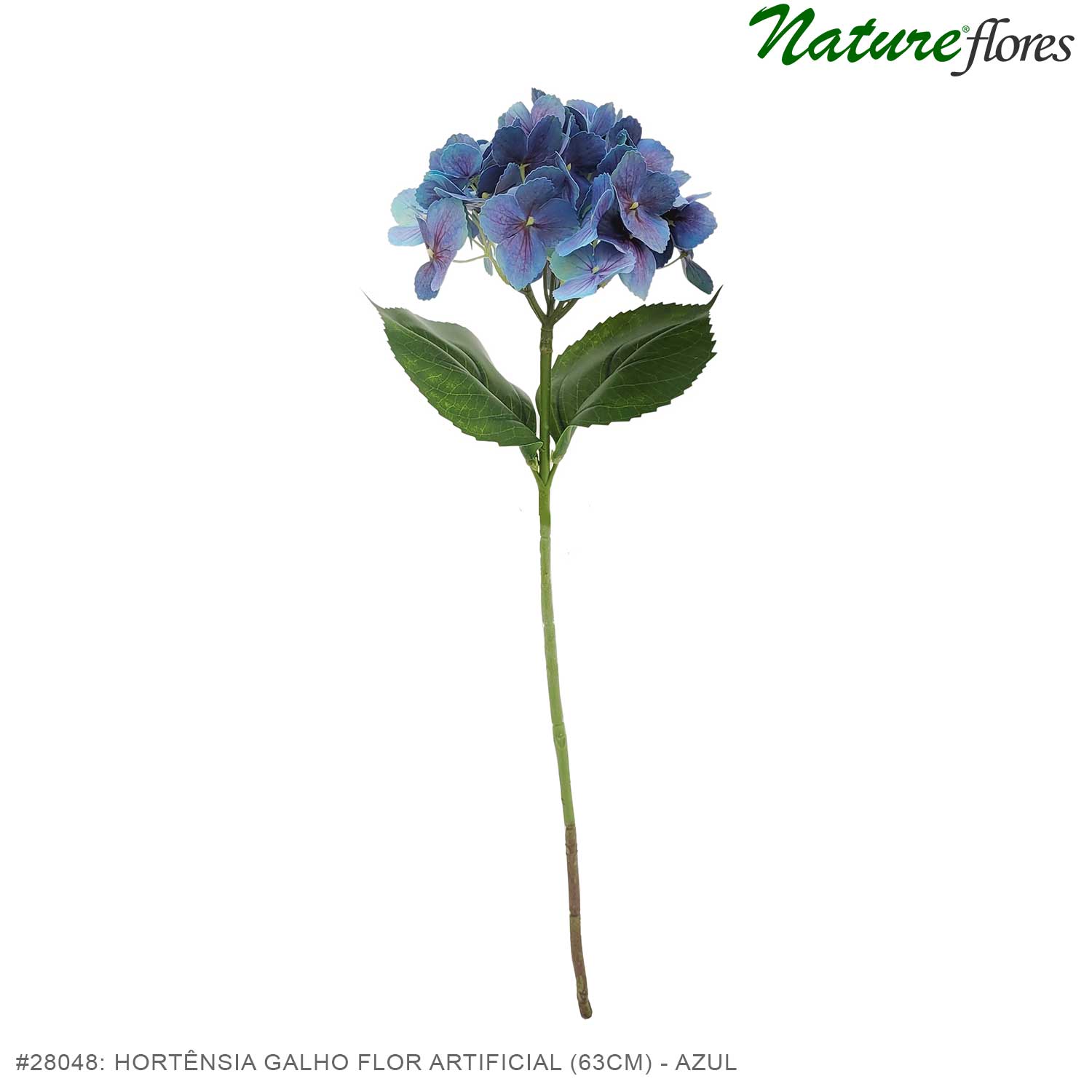 Hortênsia Galho Flor Artificial (63cm) - Imagem 18