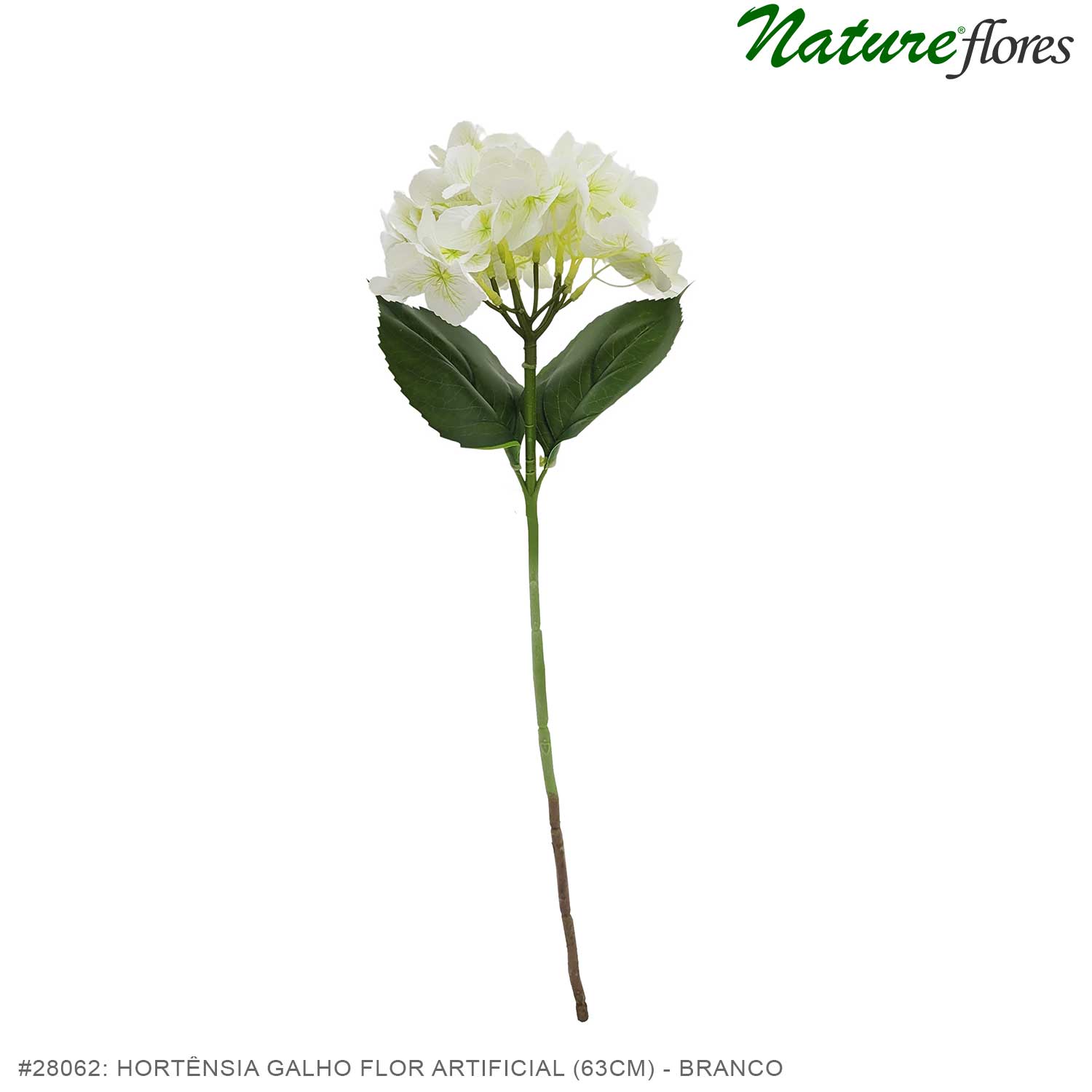 Hortênsia Galho Flor Artificial (63cm) - Imagem 20