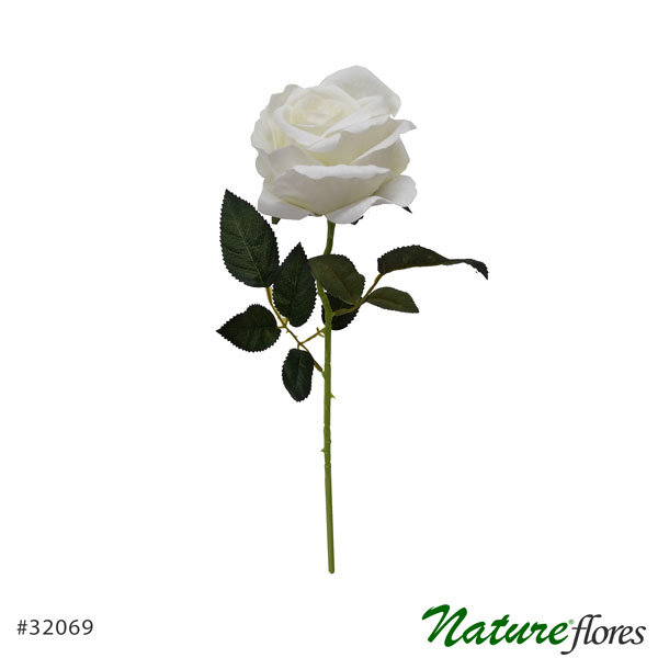 Rosa Aveludada Galho Artificial (50cm) - Imagem 3