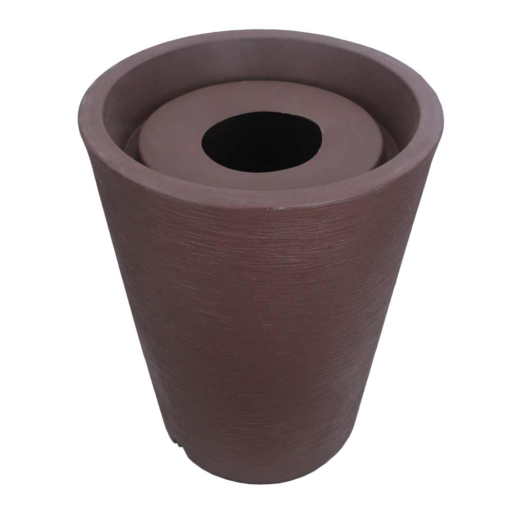 Vaso Top Cônico Grafiato - marrom - Imagem 5