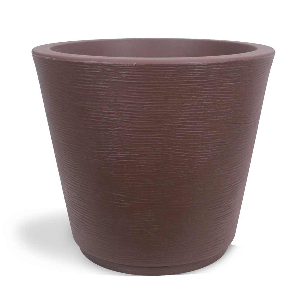 Vaso Top Cônico Grafiato - marrom - Imagem 4